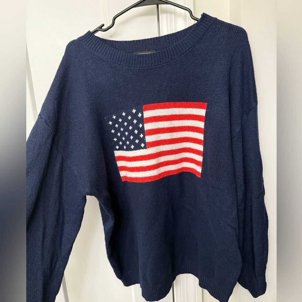 American Flag Sweater XL